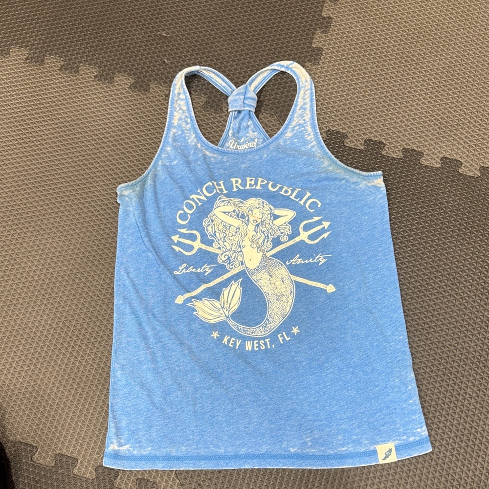 League Blue Graphic Women's Tank Top